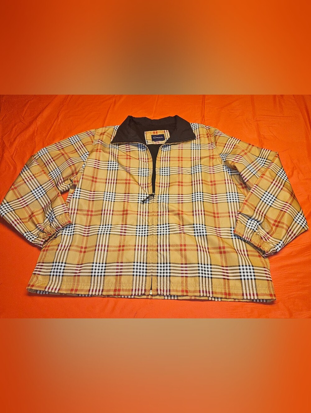 Catalina Rain Jacket Size Large Unisex P2P-24", Hem-27", Sleeves-24" E.U.C.